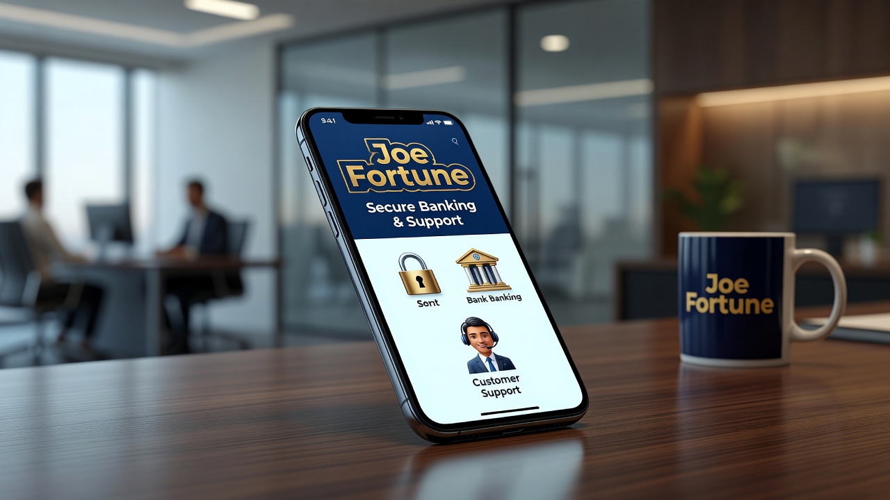 Secure Banking &amp; Support - joe fortune casino app