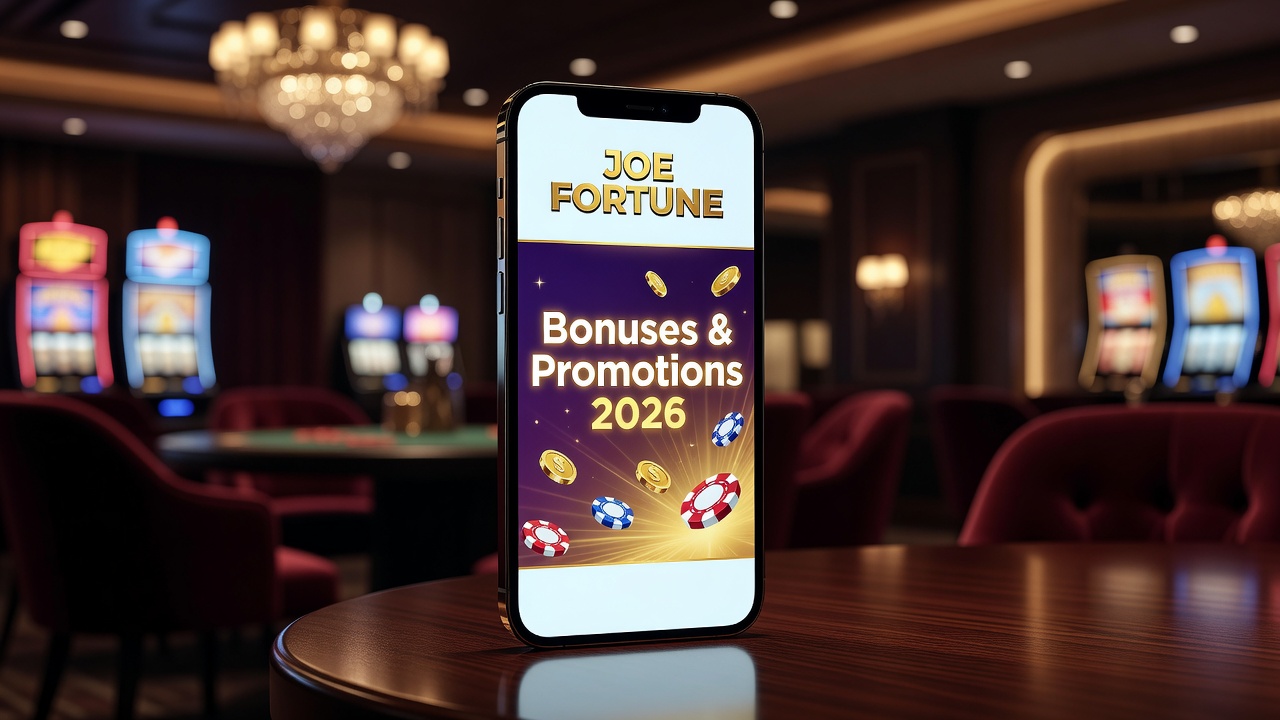 Bonuses &amp; Promotions 2026 - joe fortune casino app